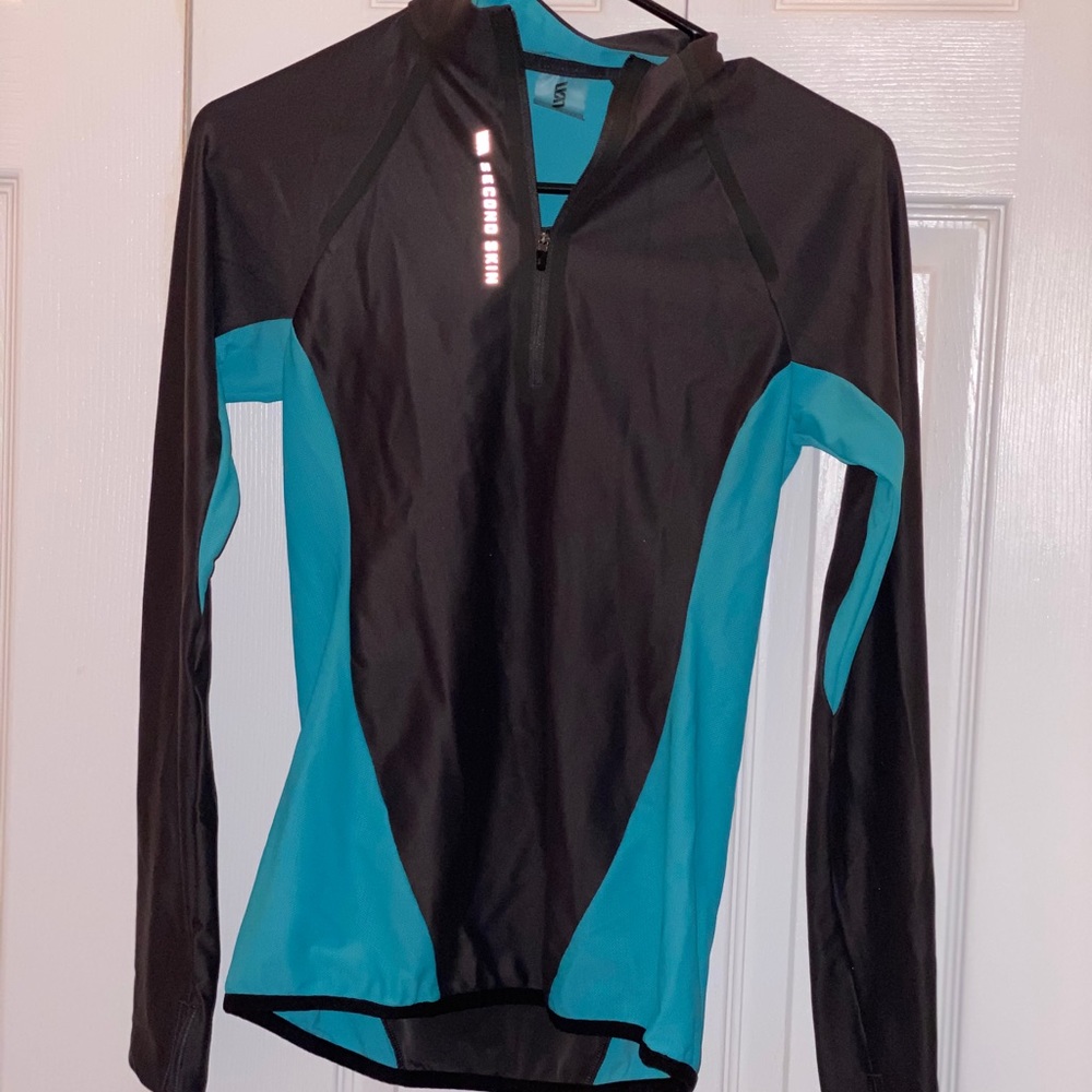 Second skin athletic half zip